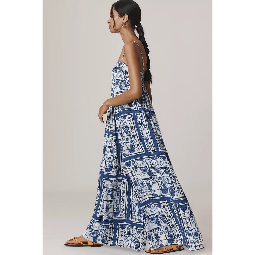 NWT Size S - Maeve Waistless Wide-Leg Jumpsuit w Pockets (NWT US$ 188)